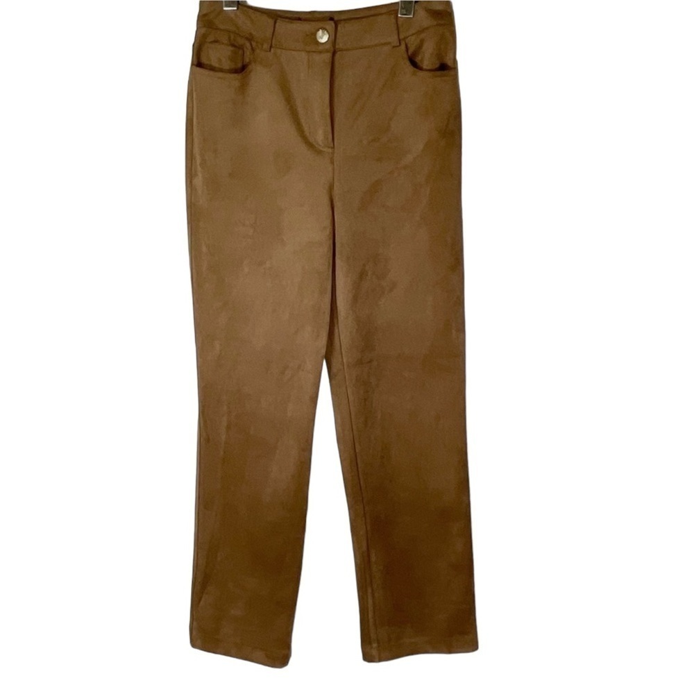 House of‎ Harlow 1960 Brown Tan Faux Suede High Rise Waist Pants M
